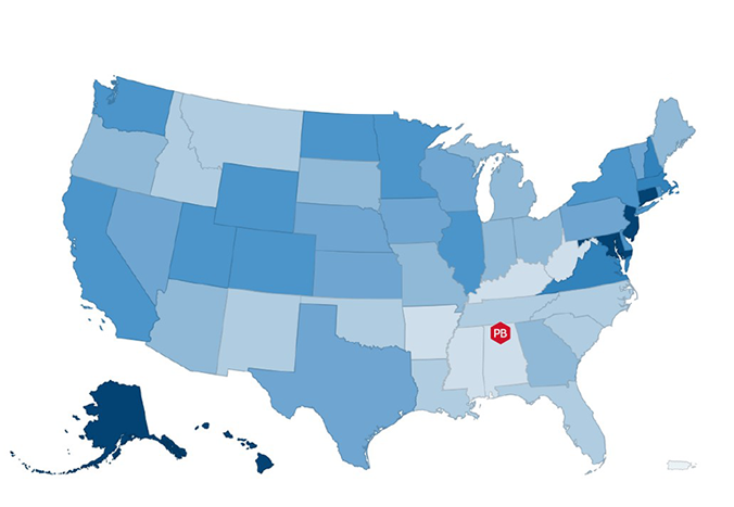 probilling service map